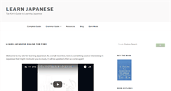Desktop Screenshot of guidetojapanese.org